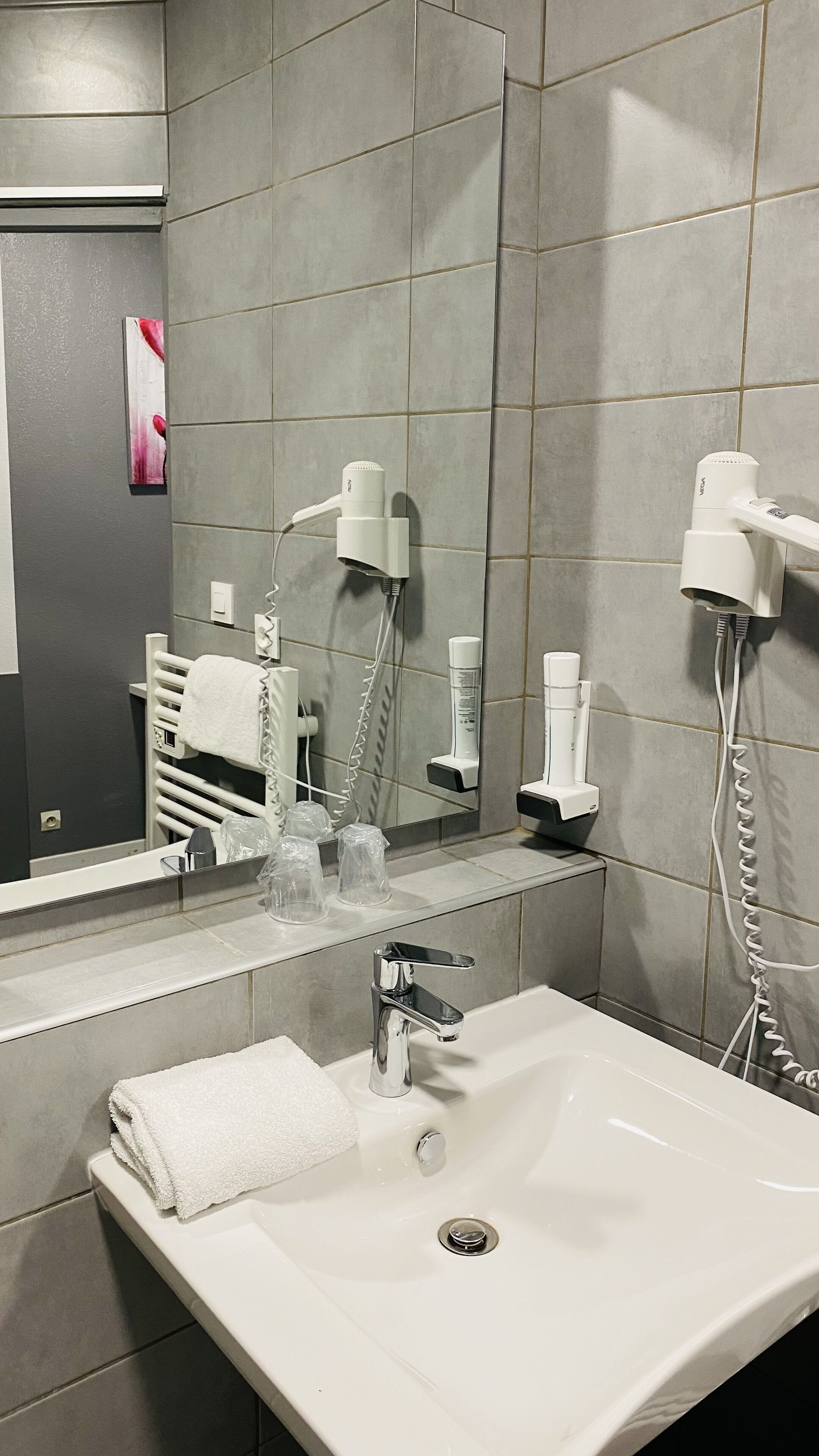 double or twin room | bathroom | free toiletries, hair dryer, towels, soap