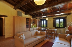 Apartment, 2 Bedrooms, 2 Bathrooms | Living area - Country House Casco dell'Acqua (Foligno)
