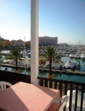 Appartement, 1 chambre, cuisine, vue port | Balcon
