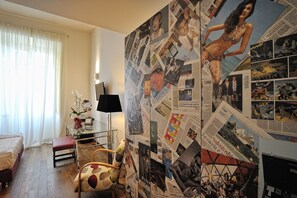 Egyptian cotton sheets, premium bedding, memory-foam beds, minibar - Luxury B&B La Dimora degli Angeli (Florence)