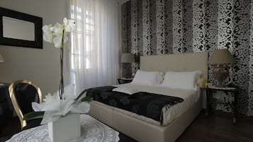 Superior-Doppelzimmer (Duomo) | Bettwäsche aus ägyptischer Baumwolle, hochwertige Bettwaren