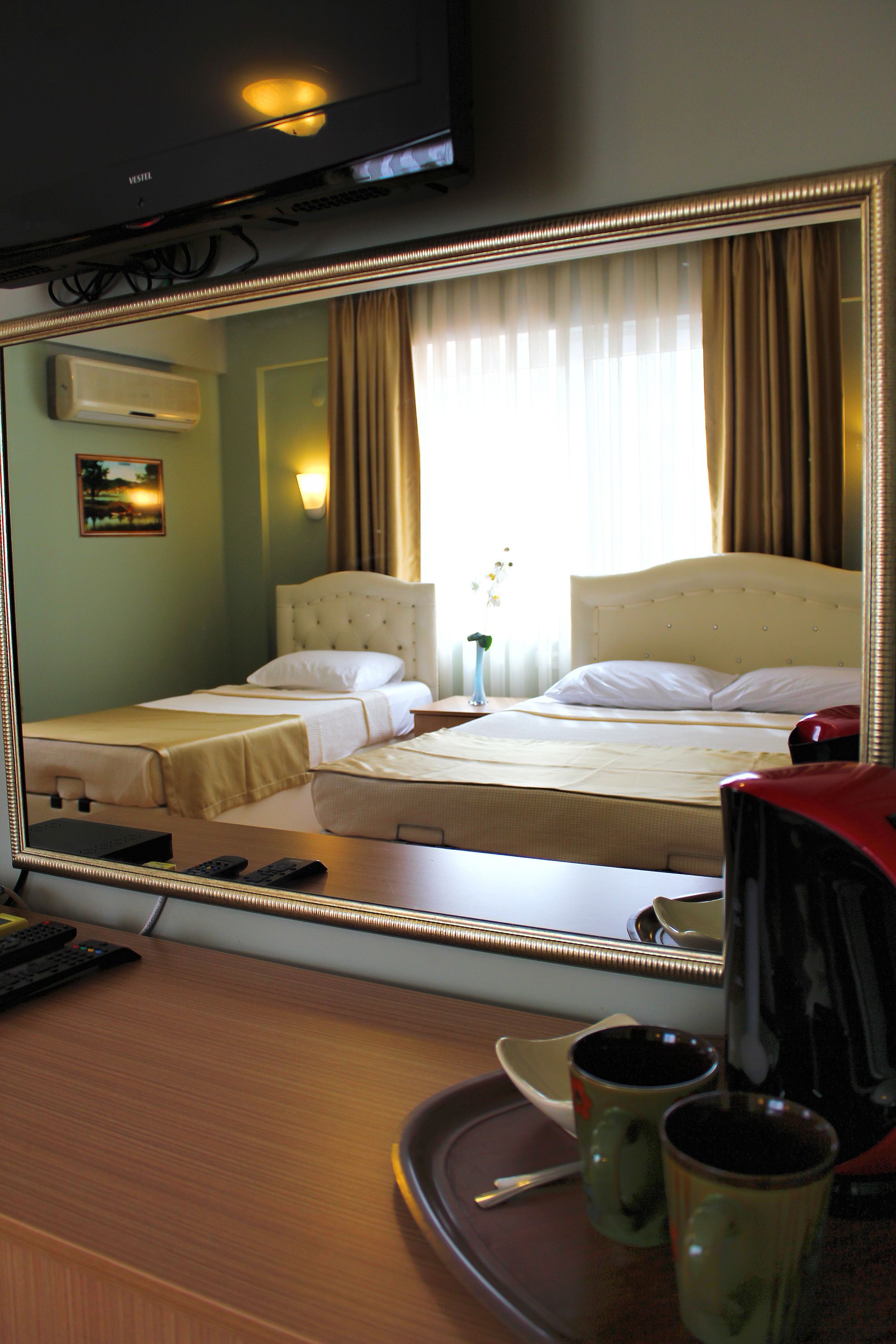 standard double room | premium bedding, in-room safe, desk, blackout curtains