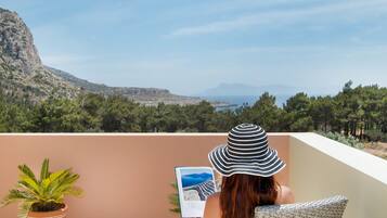 Uitzicht vanuit accommodatie