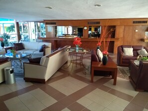 Sala de estar en el lobby