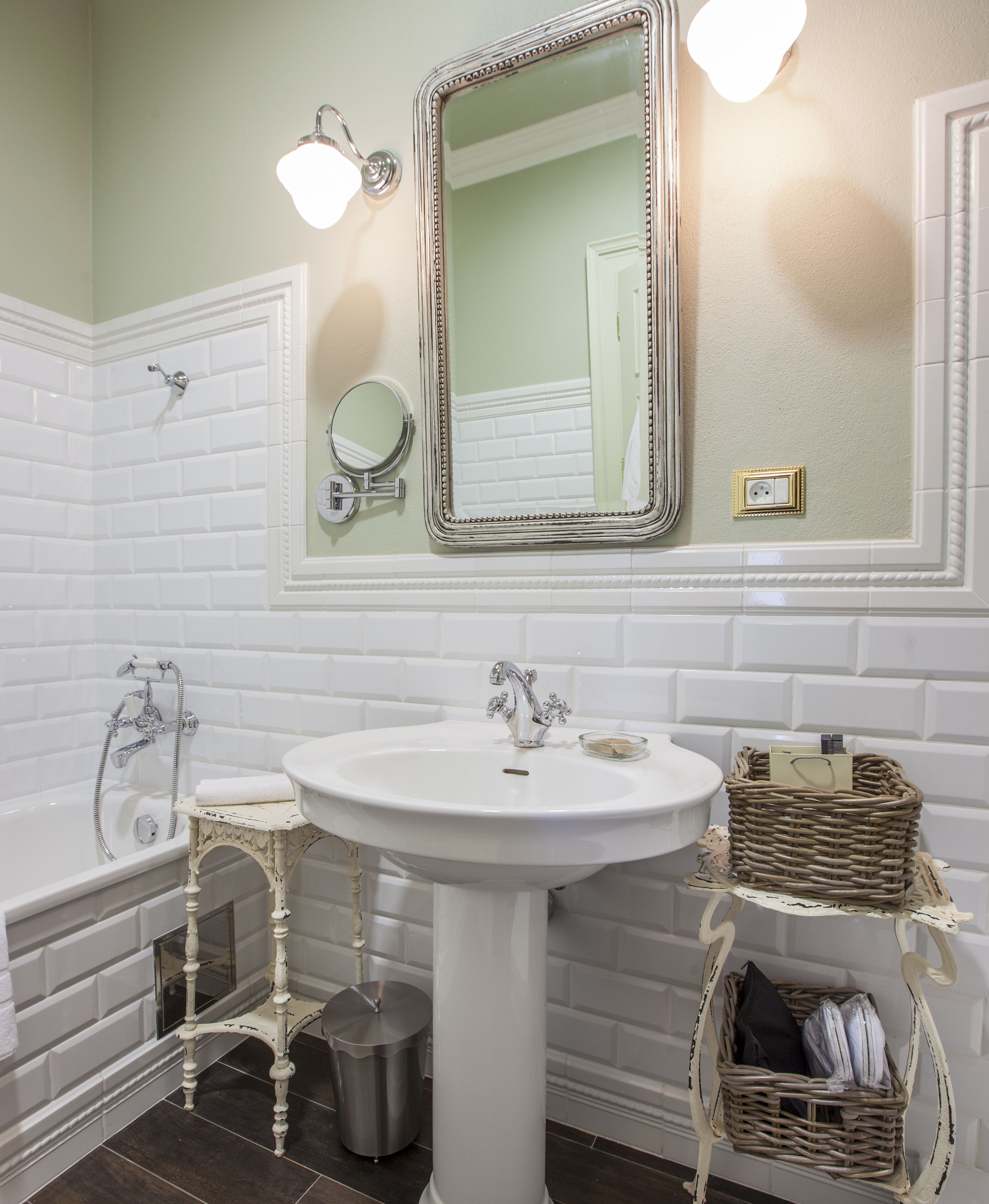 suite | bathroom | designer toiletries, hair dryer, bathrobes, slippers