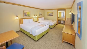 Blackout curtains, iron/ironing board, free WiFi, bed sheets