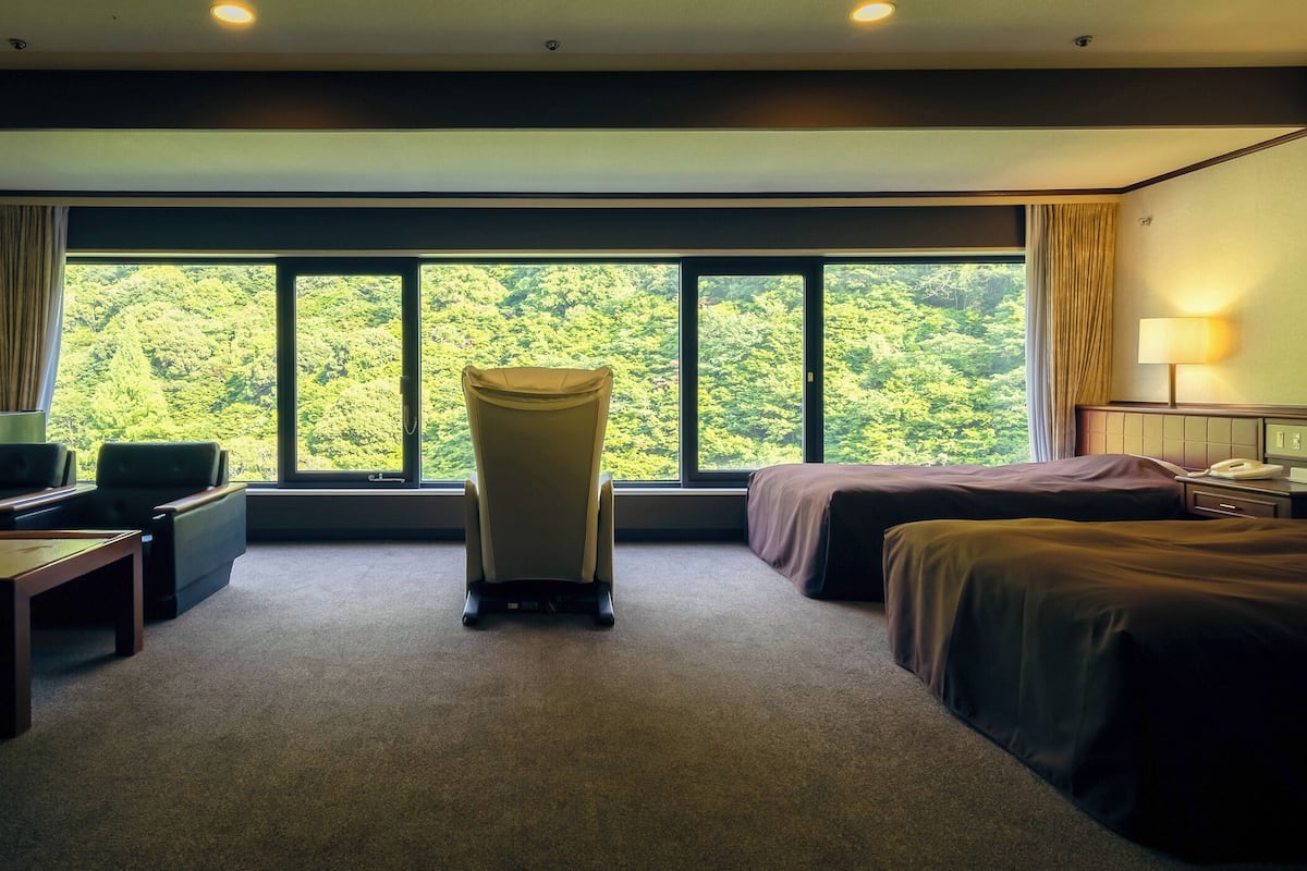 Chambre Deluxe avec lits jumeaux, non-fumeur (32sqm, 2 Persons, Forest View)