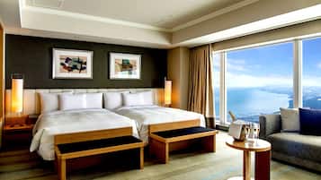 Executive Twin Room, 1 Bedroom, Non Smoking | In-room safe, desk, blackout drapes, iron/ironing board