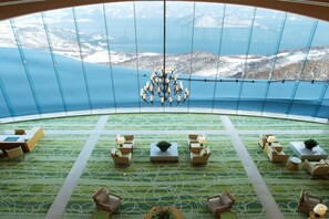 Sitteområde i lobbyen