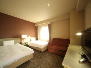 In-room safe, desk, iron/ironing board, free WiFi - Hotel Ronshan Sapporo (Sapporo)