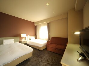 In-room safe, desk, iron/ironing board, free WiFi - Hotel Ronshan Sapporo (Sapporo)