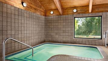 Indoor pool, open 7:00 AM to midnight, sun loungers