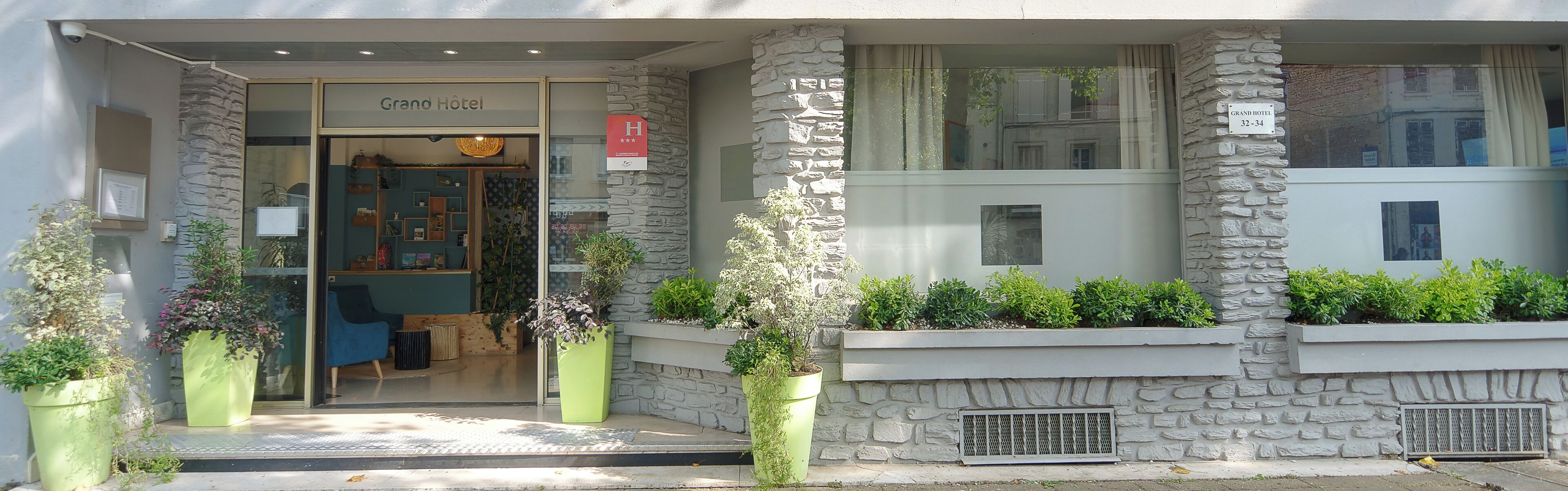 Façade de l’hébergement