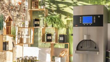 Daily buffet breakfast (EUR 12 per person)