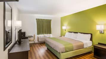 Bureau, Wi-Fi gratuit, draps fournis, réveils