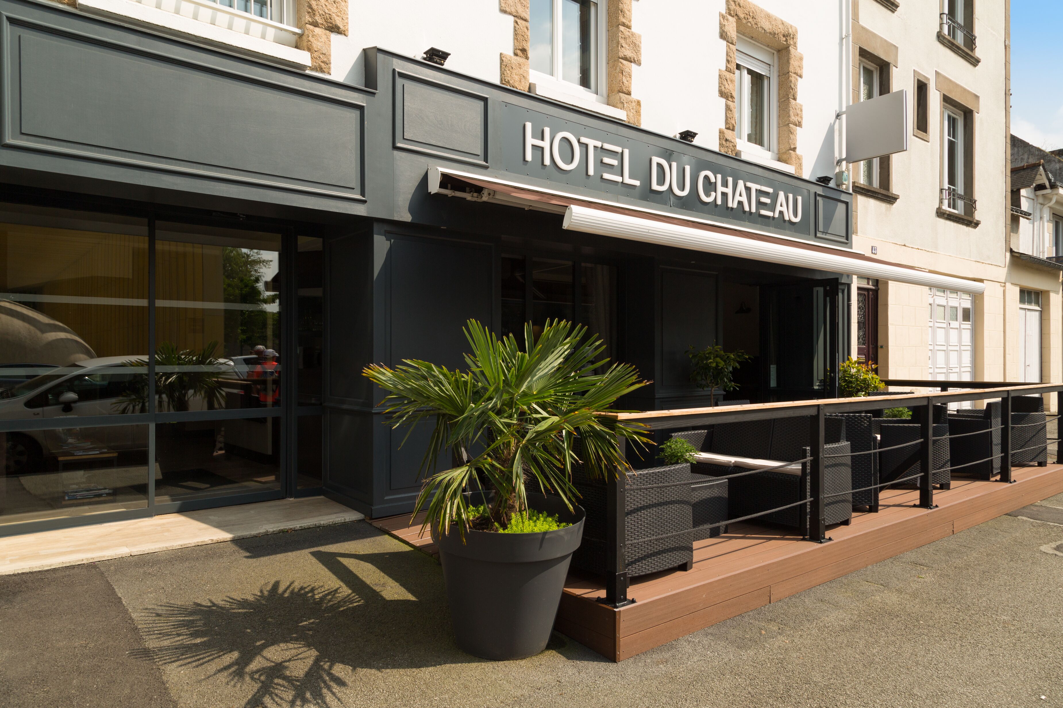 Voorkant van accommodatie