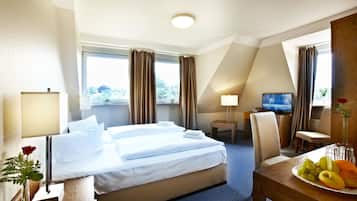 Wi-Fi de cortesia, roupa de cama