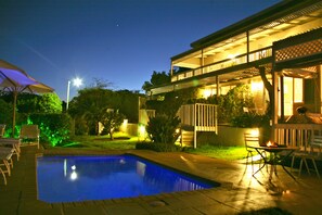 Front of property – evening/night