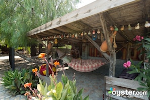 Vue depuis lâhĂ©bergement