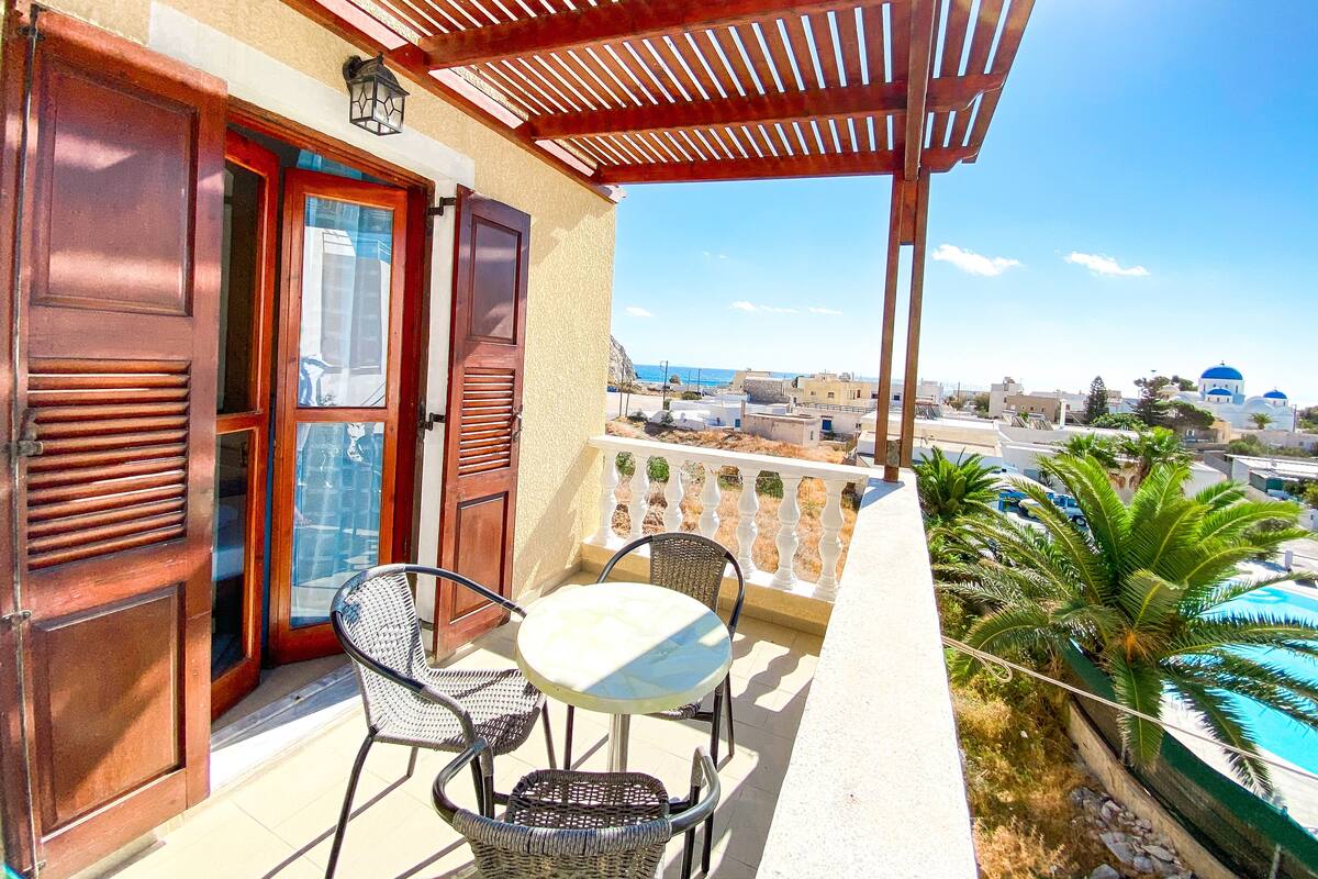 Studio Confort, vue sur la mer | Terrasse/patio