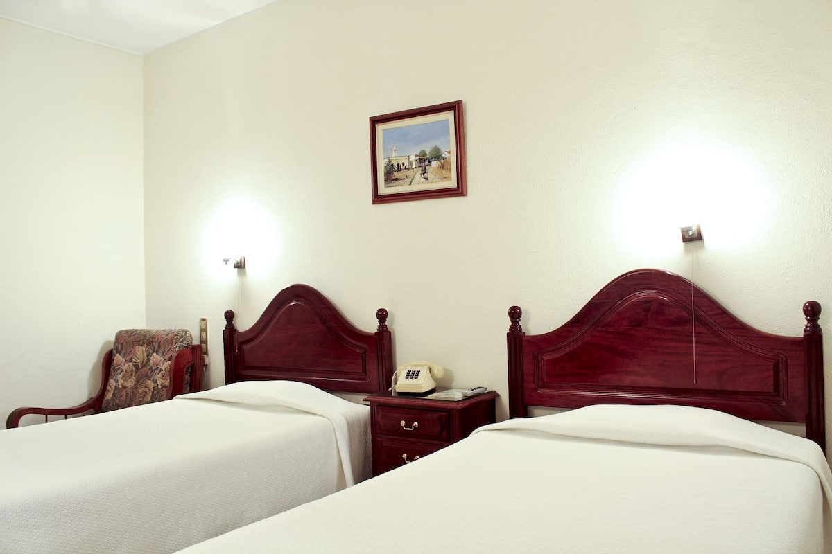 Twin Room | Desk, laptop workspace, blackout drapes, free WiFi