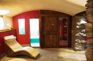 Sauna, banyera d'hidromassatge i bany turc/hammam
