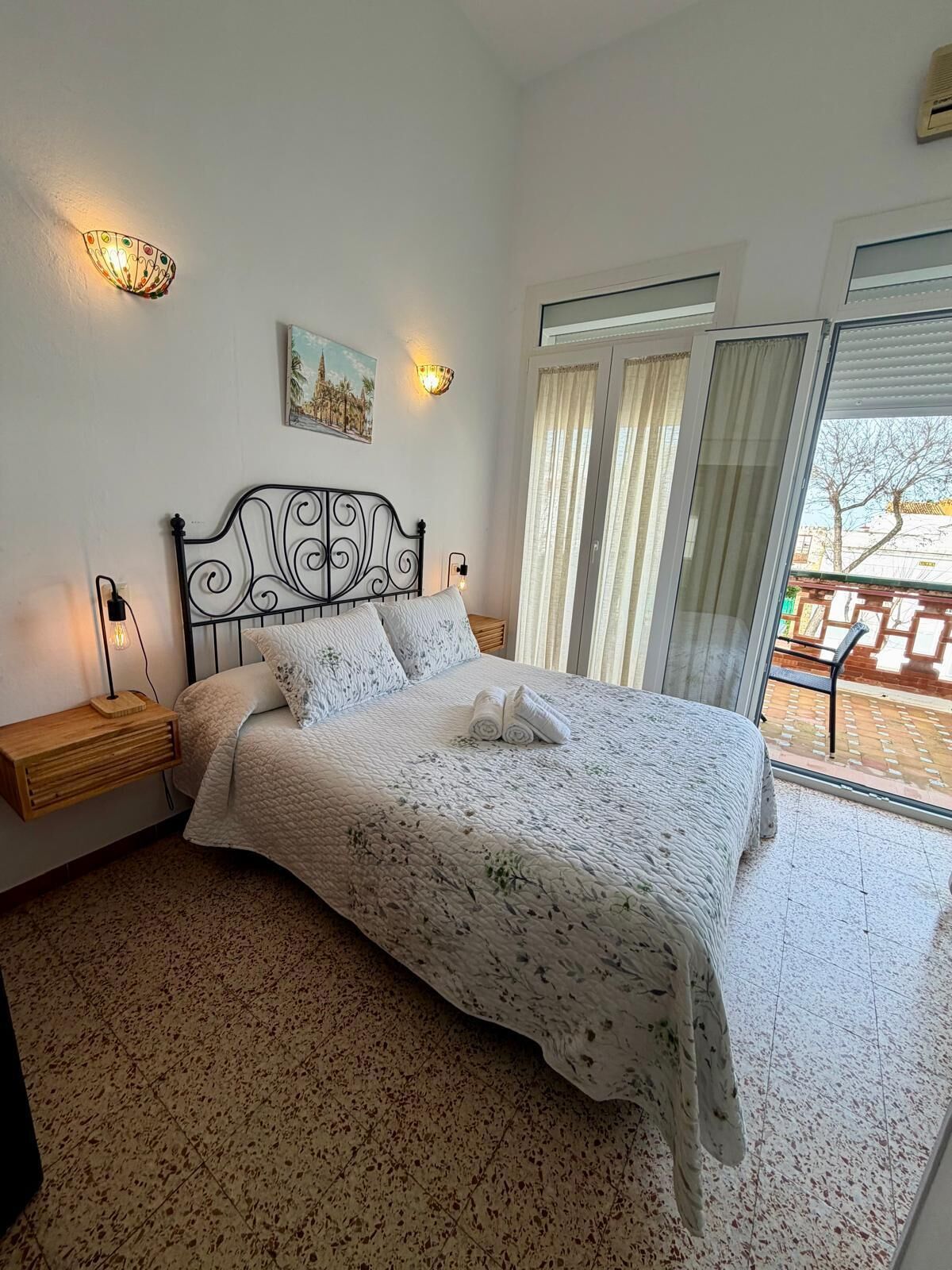 Double Room, Terrace | Premium bedding, minibar, in-room safe, individually decorated