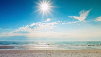 Vlak bij het strand