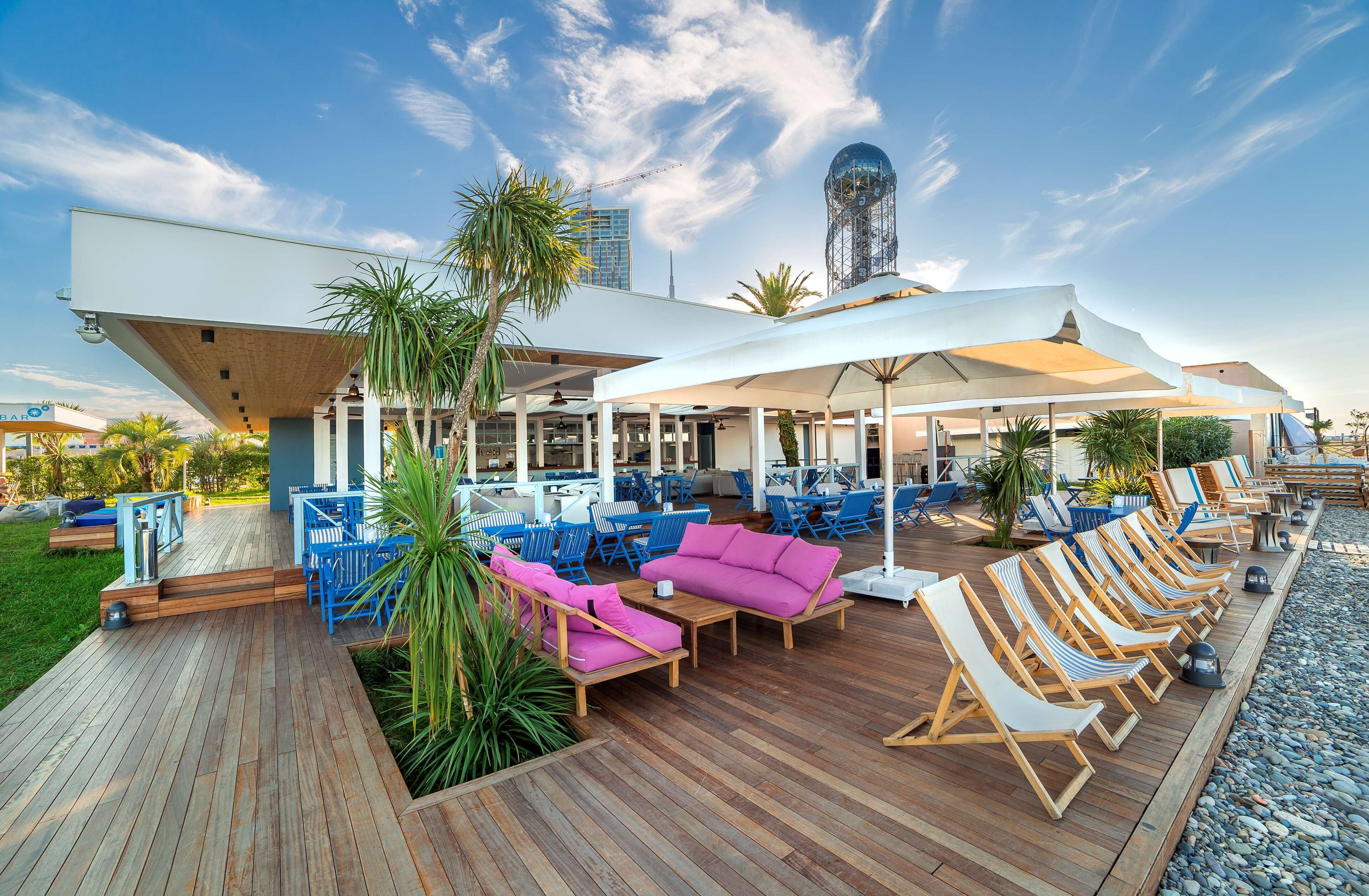 free beach shuttle, beach cabanas, sun-loungers, beach umbrellas