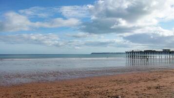 Beach nearby, sun-loungers