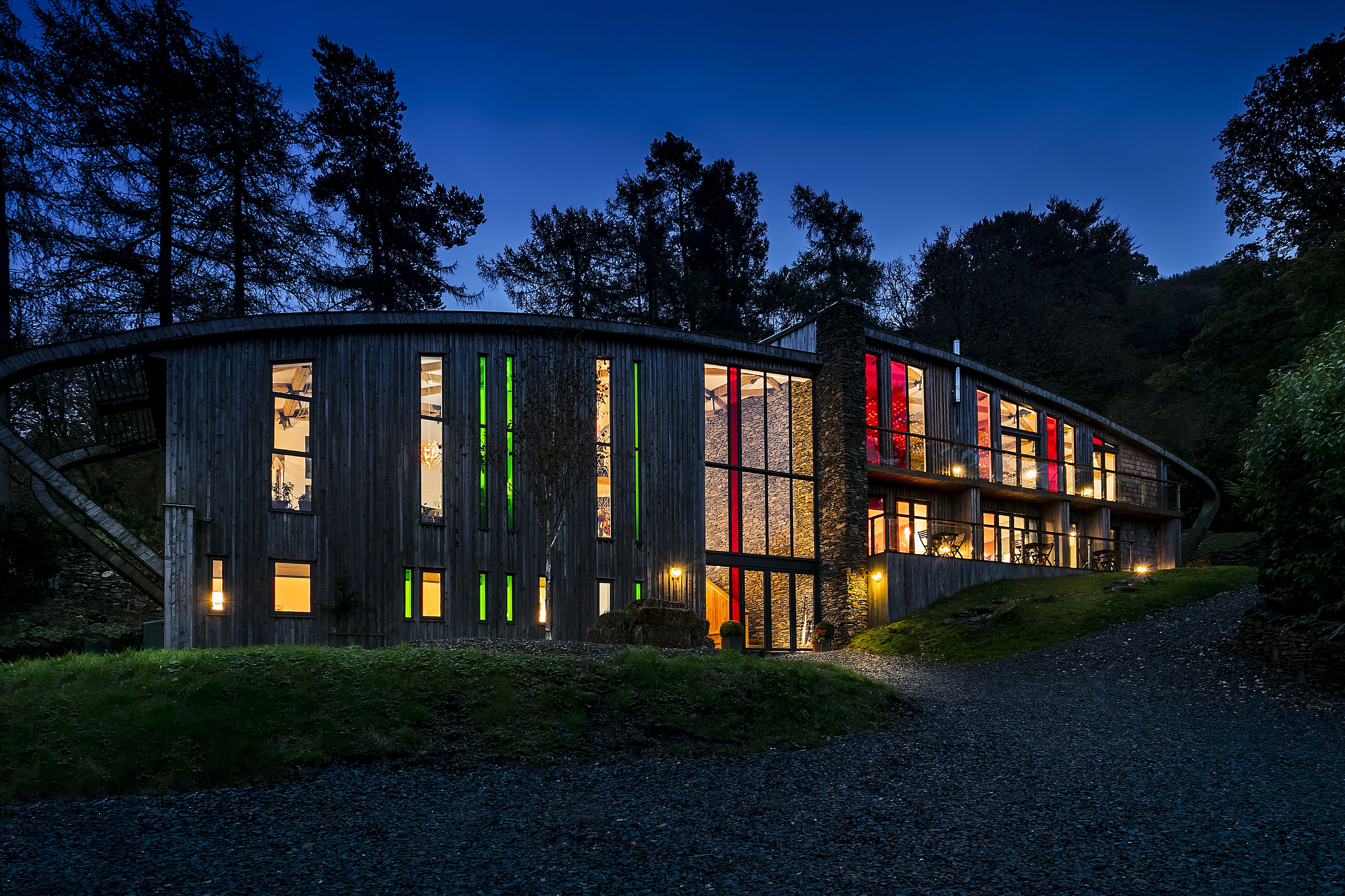 Front of property - evening/night