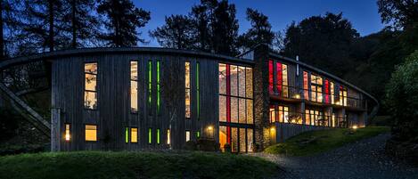 Front of property – evening/night