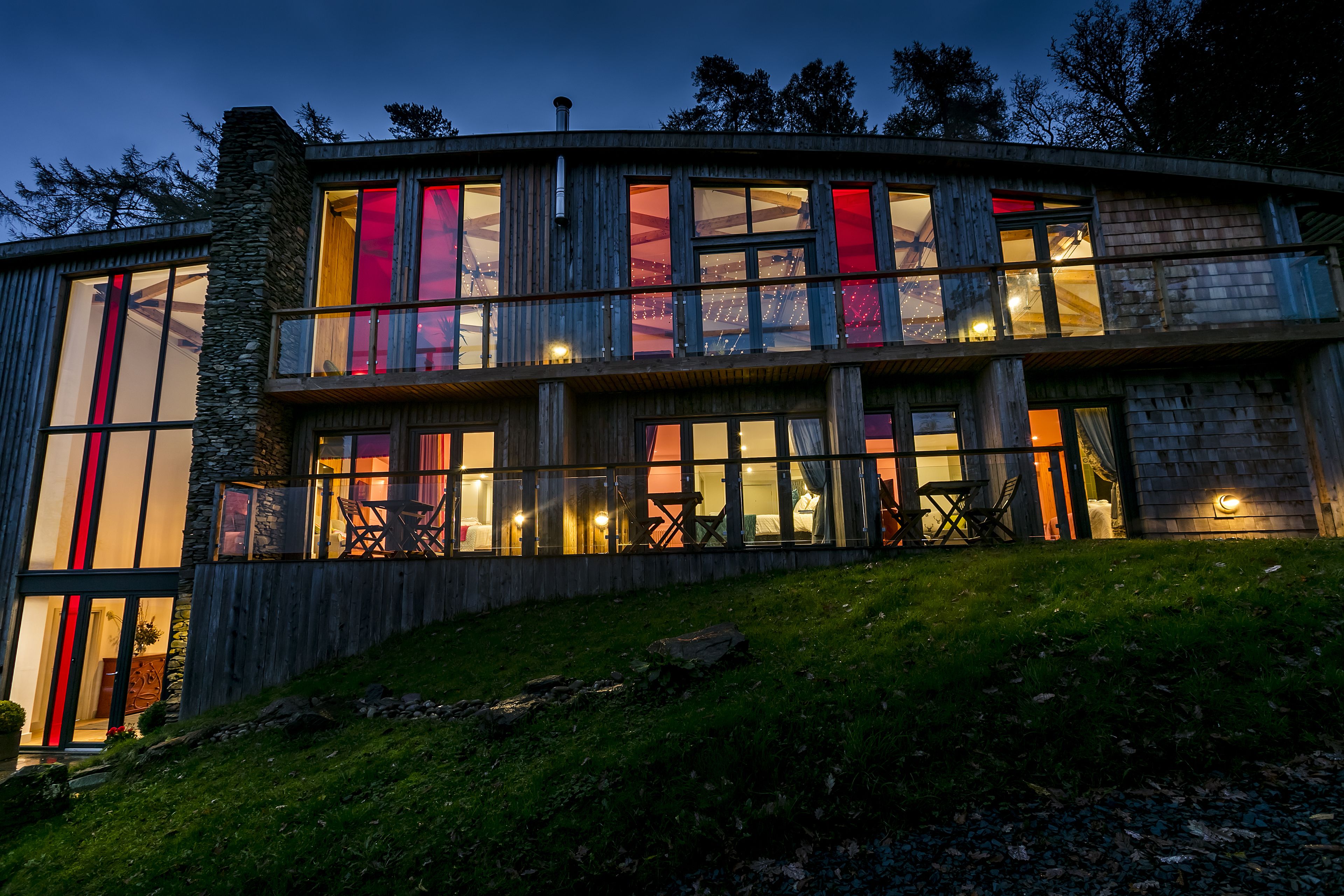 Front of property – evening/night