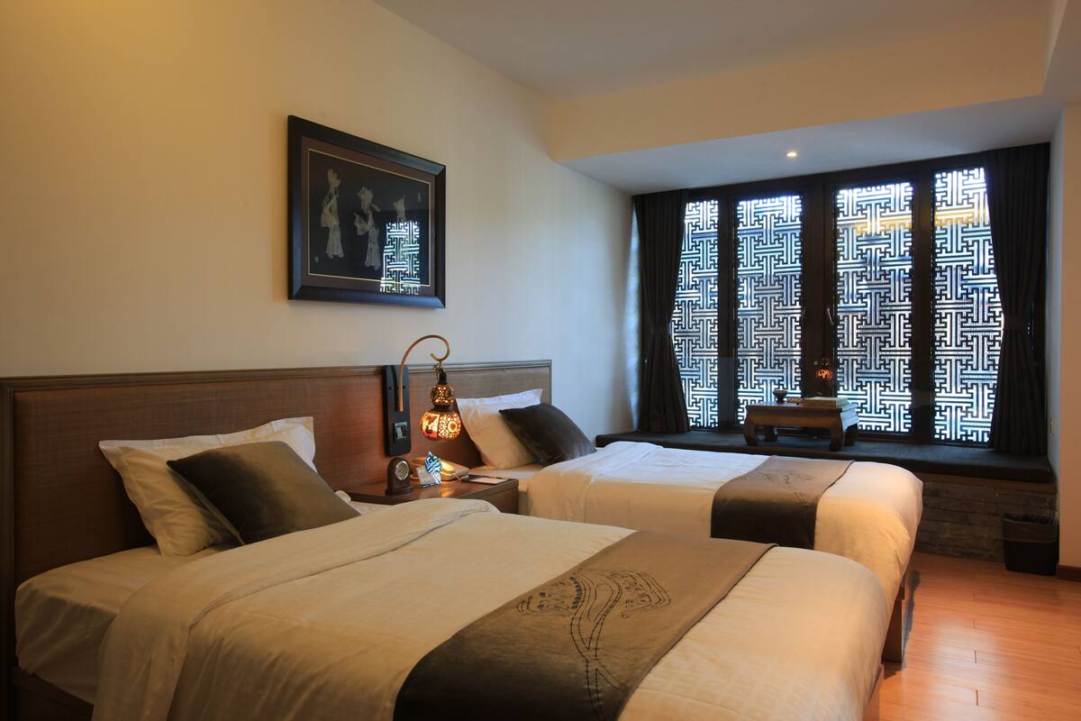 Premium Room | Premium bedding, memory-foam beds, in-room safe, blackout curtains