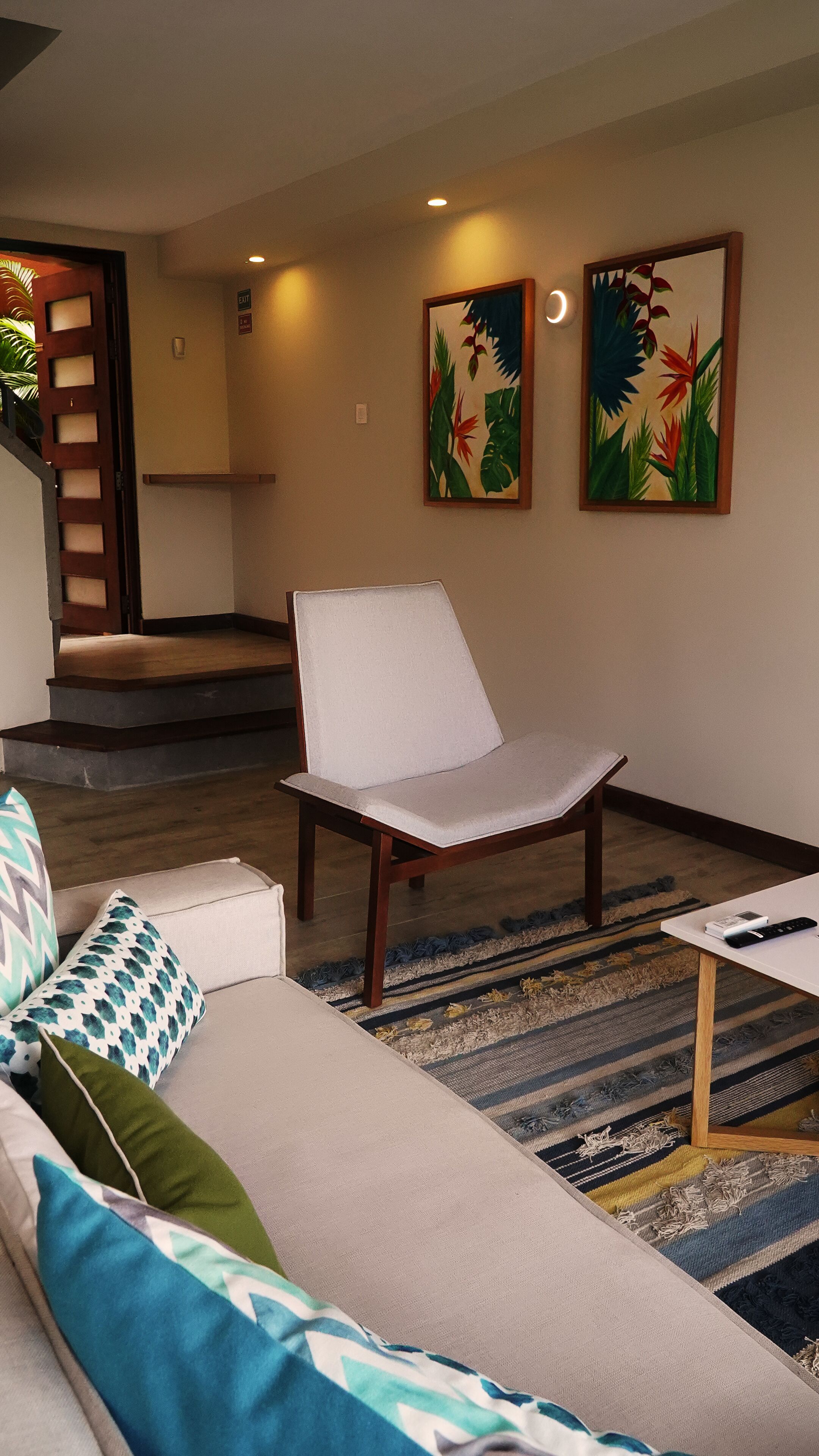 49-inch flat-screen tv with cable channels, tv