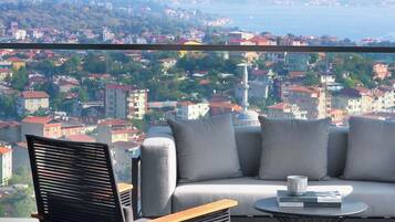 Sengetøy i egyptisk bomull, sengetøy av topp kvalitet og minibar