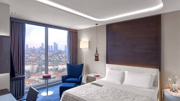 Sábanas de algodón egipcio, ropa de cama de alta calidad y minibar