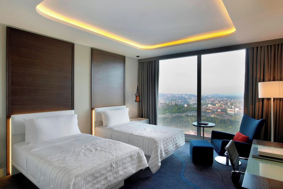 Deluxe Room, 2 Single Beds, City View