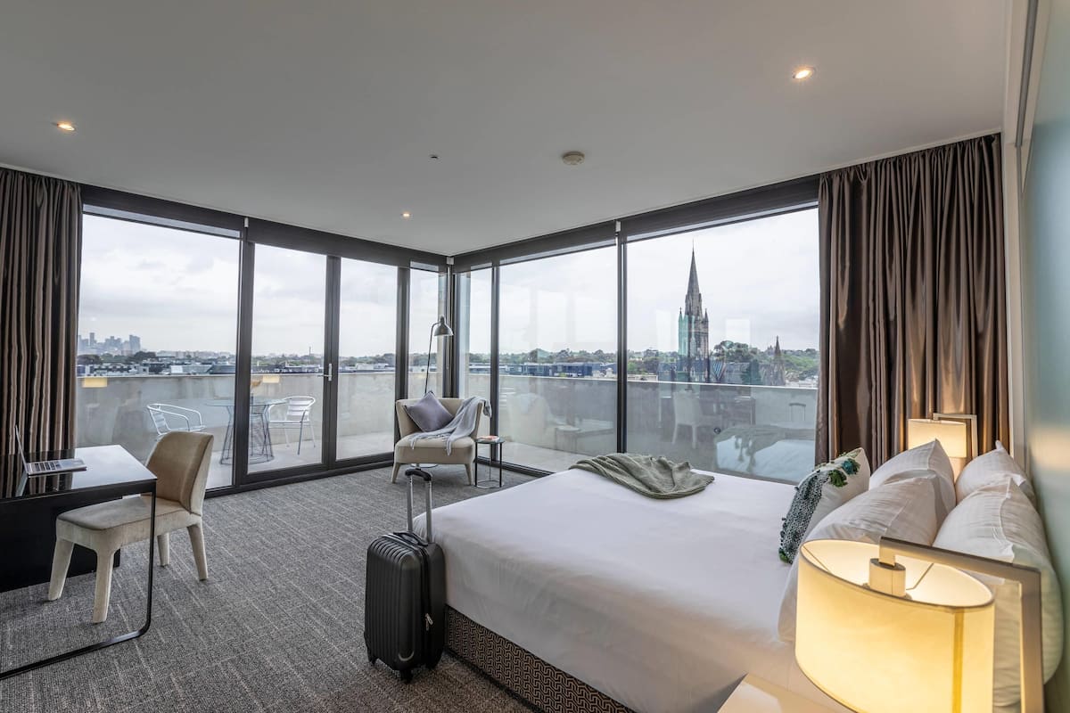 Quarto, várias camas, para não fumantes (Efficiency) | Roupas de cama premium, edredons de pluma, camas com colchões pillow-top