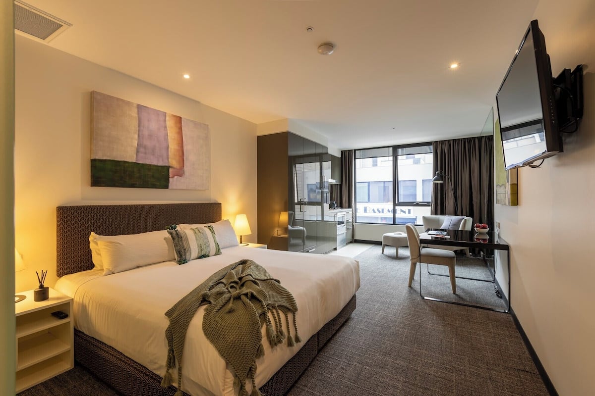 Rom, 1 kingsize-seng, ikke-røyk (Efficiency) | Sengetøy av topp kvalitet, dundyner og senger med overmadrass