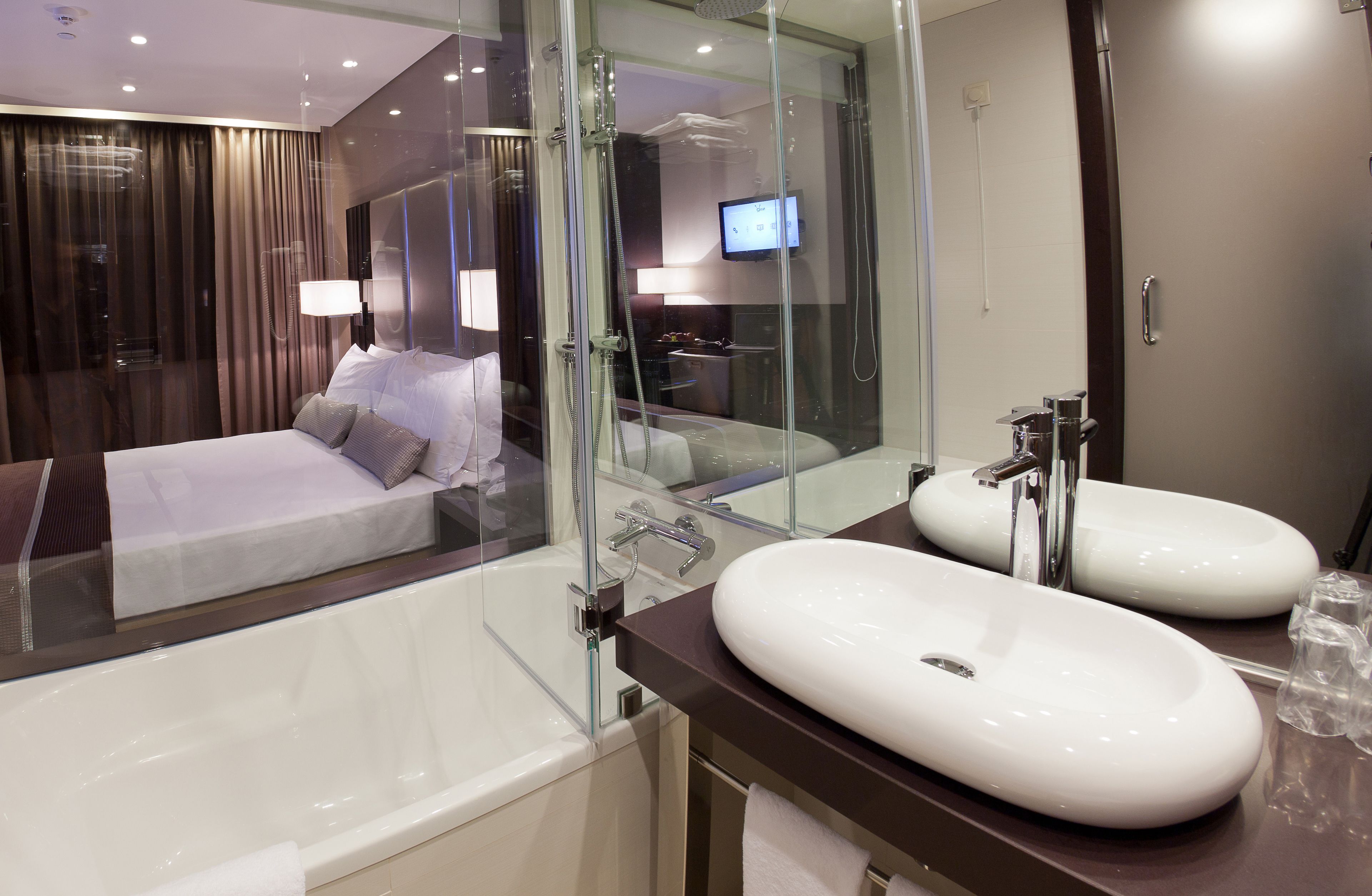 free toiletries, hair dryer, bathrobes, towels