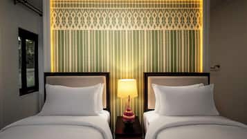 Deluxe Twin | Hochwertige Bettwaren, kostenlose Minibar, Zimmersafe