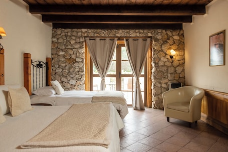 1 habitación y ropa de cama de alta calidad