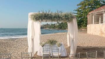 Espace mariage en plein air