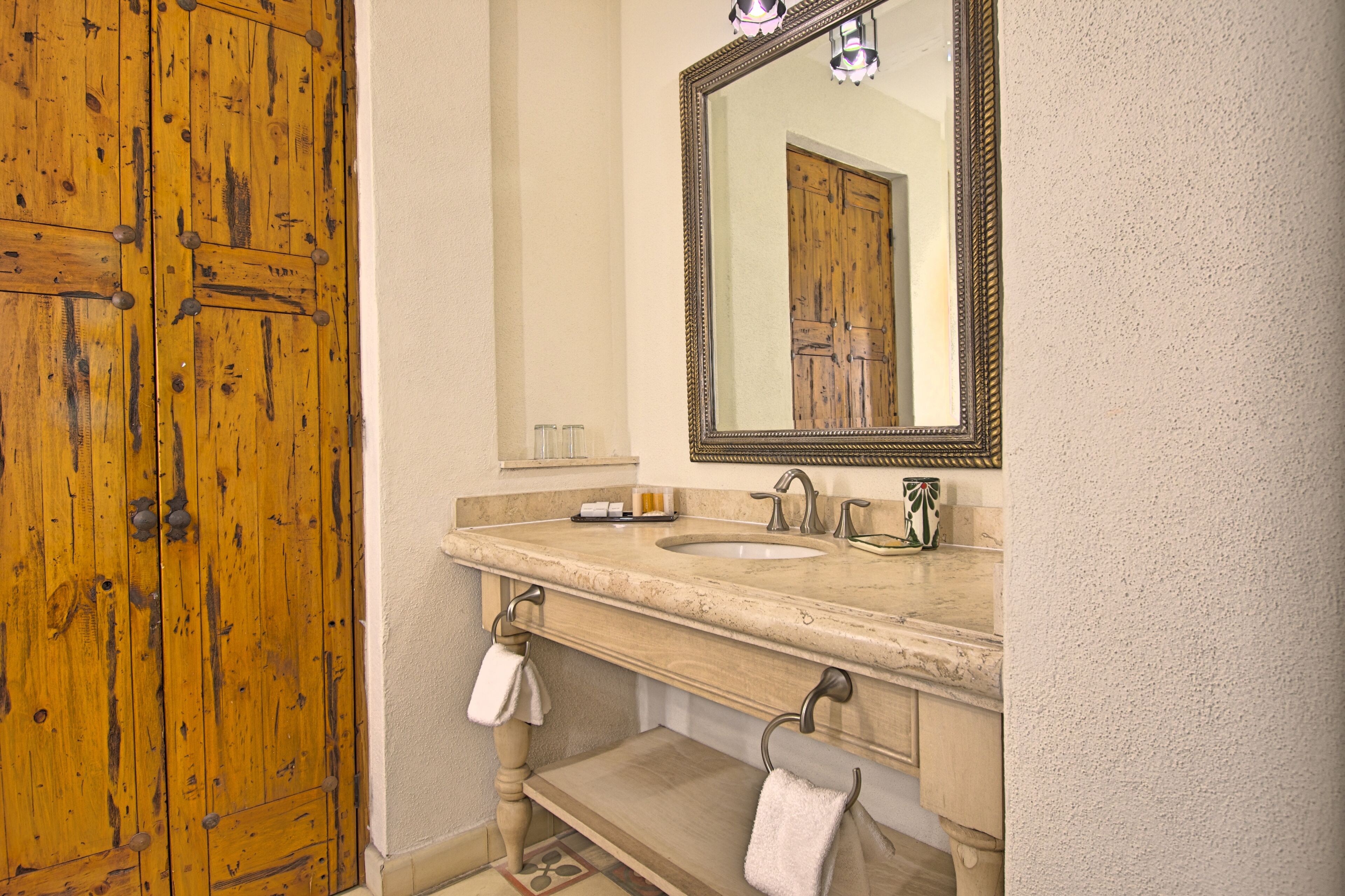 shower, rainfall showerhead, designer toiletries, hair dryer