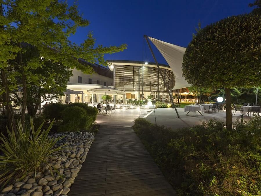 Voorkant van accommodatie