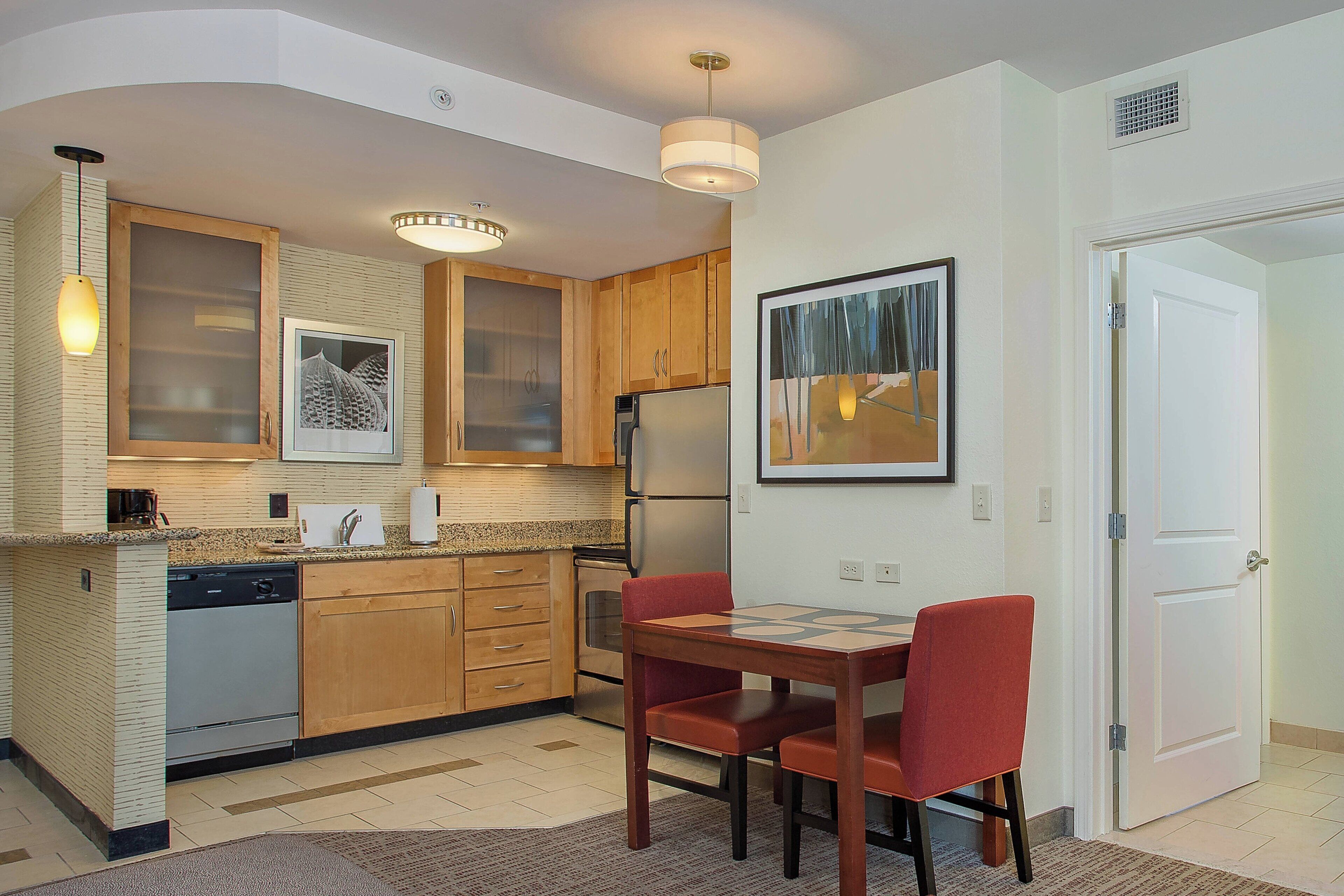 Desk, blackout drapes, iron/ironing board, free WiFi