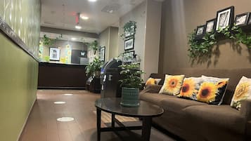 32-inch flat-screen TV with satellite channels, TV