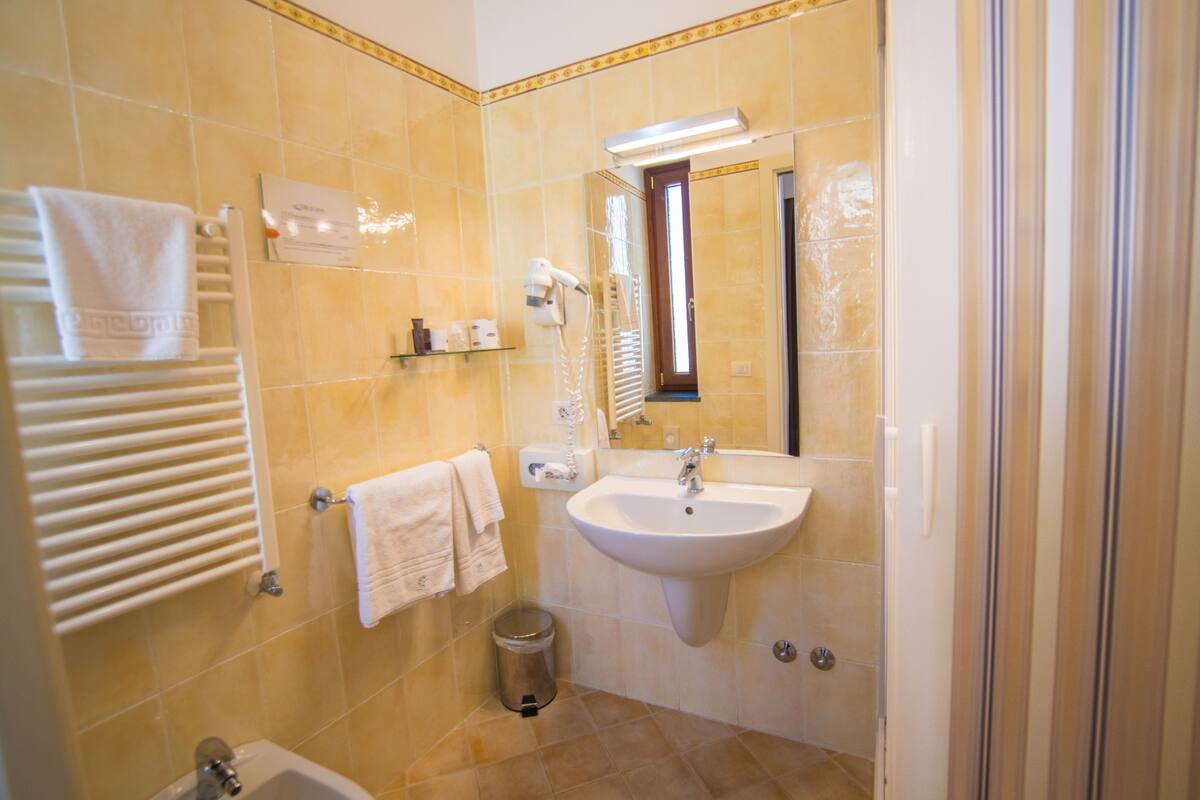 single room | bathroom | shower, free toiletries, hair dryer, bidet