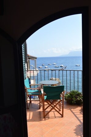 Superior Double Room, Sea View | View from room - Le Piccole Grotte (Scilla)